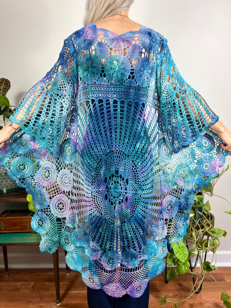 Crochet kimono