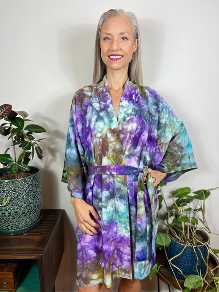 Ocean breeze kimono robe