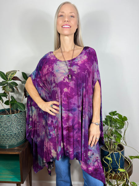 Purple nebula poncho