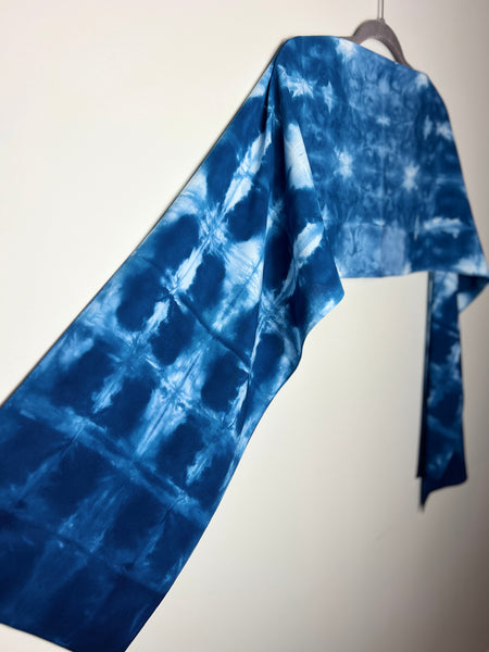 Shibori bamboo scarf