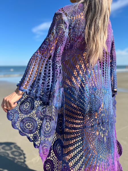 Crochet kimono