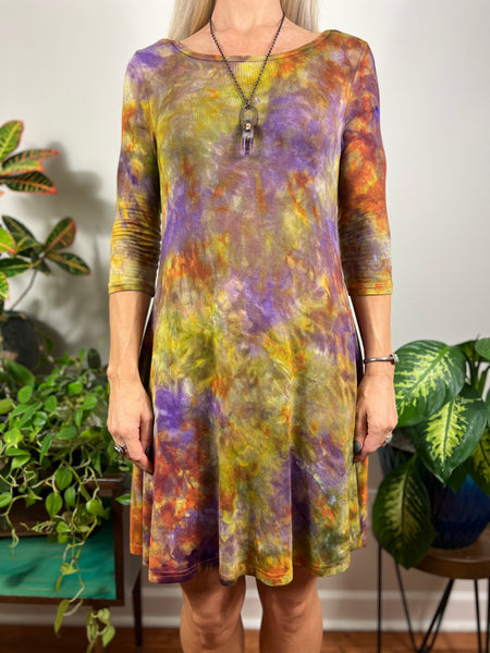 3/4 sleeve dress w/ pockets