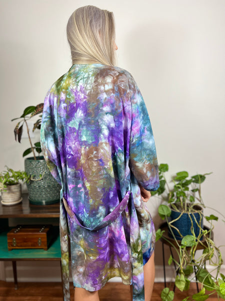 Ocean breeze kimono robe