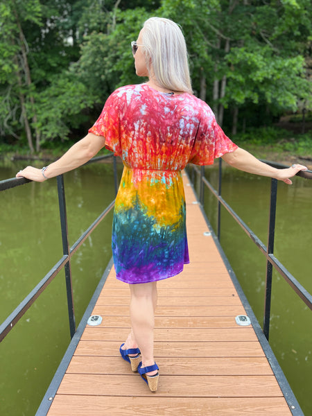Kimono sleeve dress