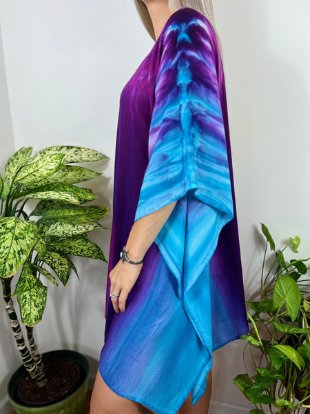 Earthy rainbow tunic