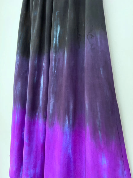 Purple/black ombre skirt