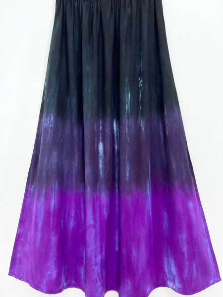 Purple/black ombre skirt