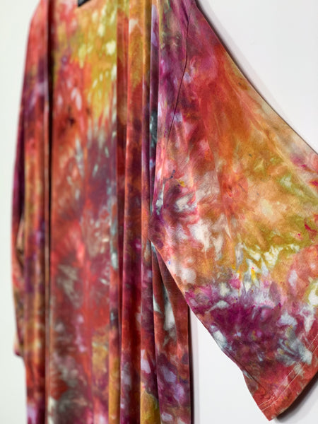 Wide sleeve duster
