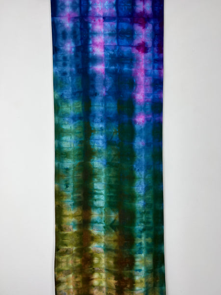 Shibori bamboo scarf