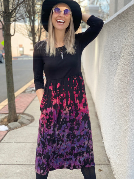 Empire waist midi dress