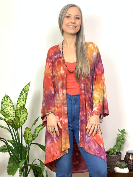 Wide sleeve duster