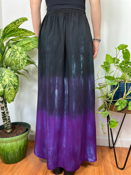 Purple/black ombre skirt