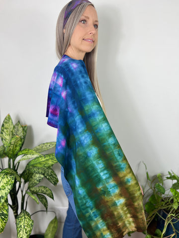 Shibori bamboo scarf