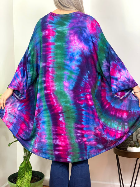 Wide sleeve duster