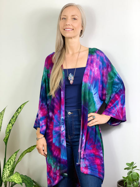 Wide sleeve duster