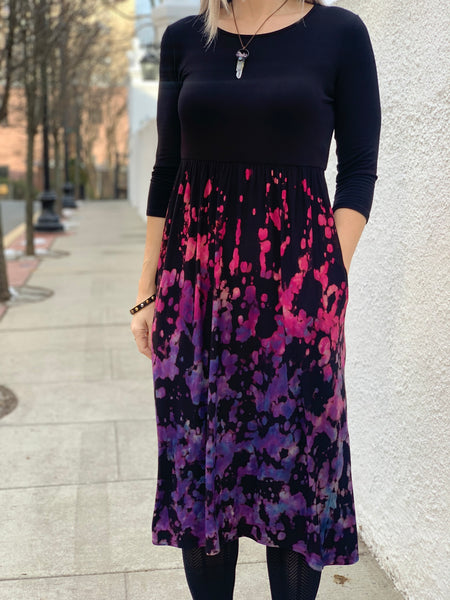 Empire waist midi dress