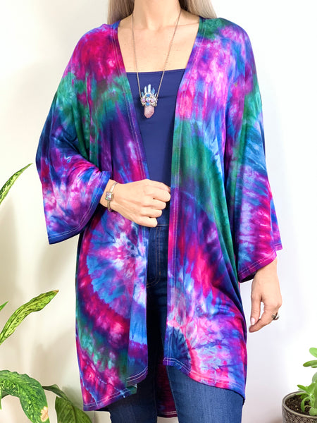 Wide sleeve duster